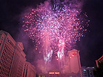 Feuerwerk am Caesars Palace